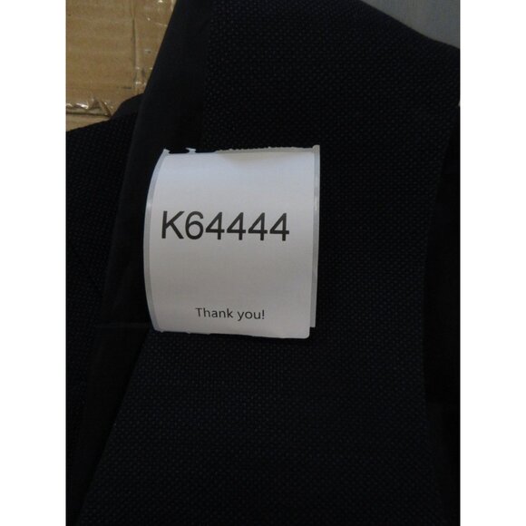 Hugo Boss Waistcoat Vest 36 Navy Virgin Wool Jacket Formal Extra Slim - Picture 12 of 12